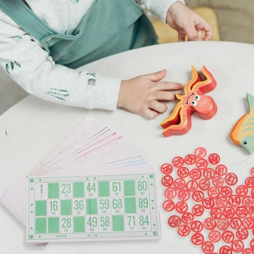 Russian Lottos - Wooden Travel Bingo Set