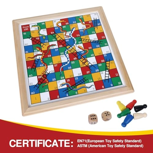 Snakes and Ladders - Pine Wood FSC Certified