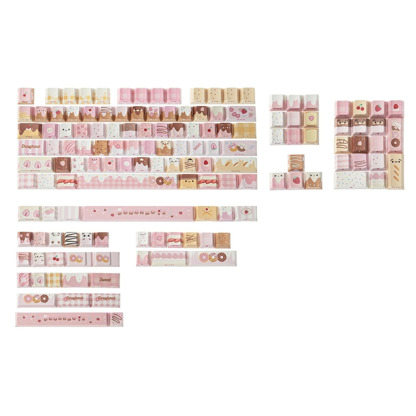KiiBoom Dough Fluff Keycap Set