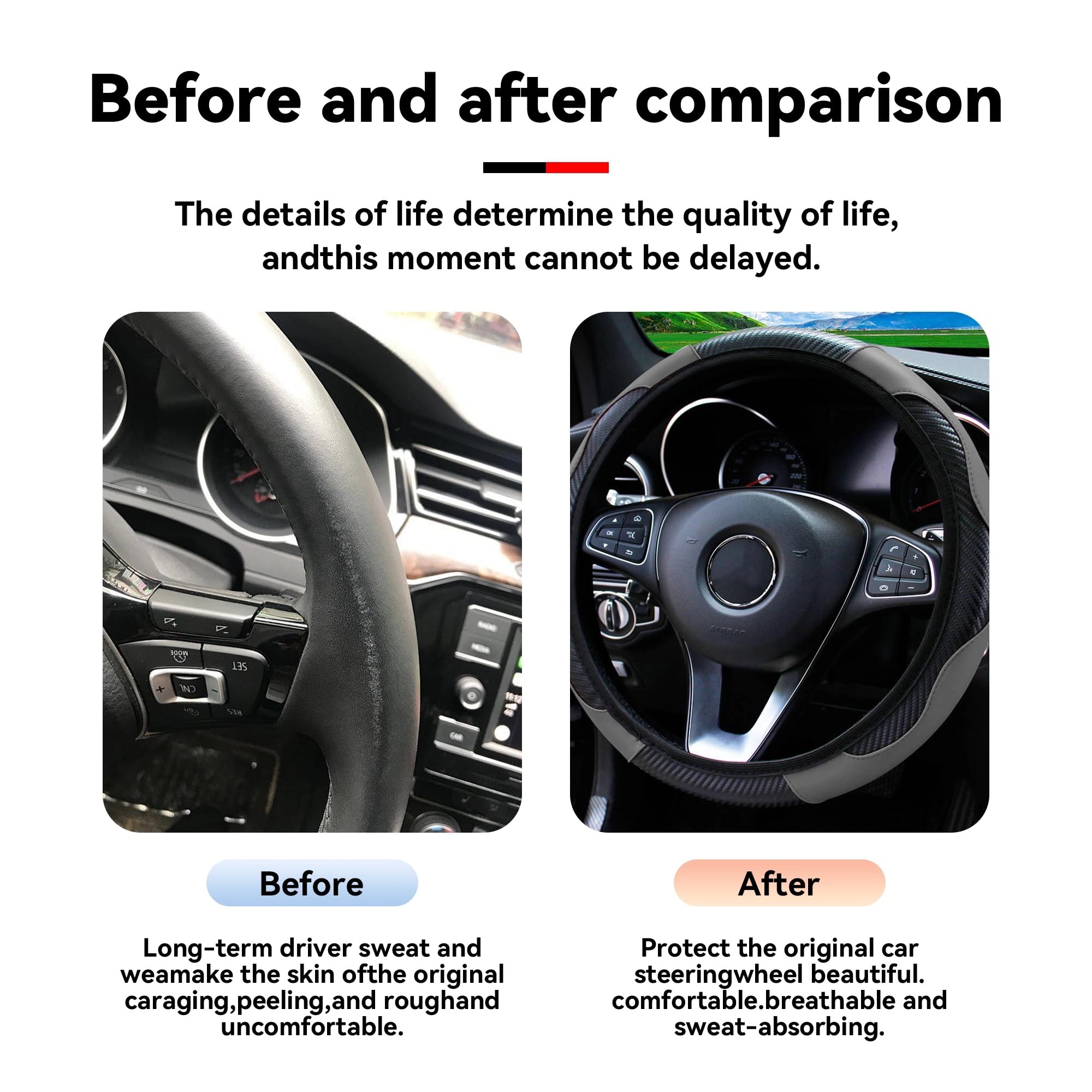 Car Steering Wheel Cover