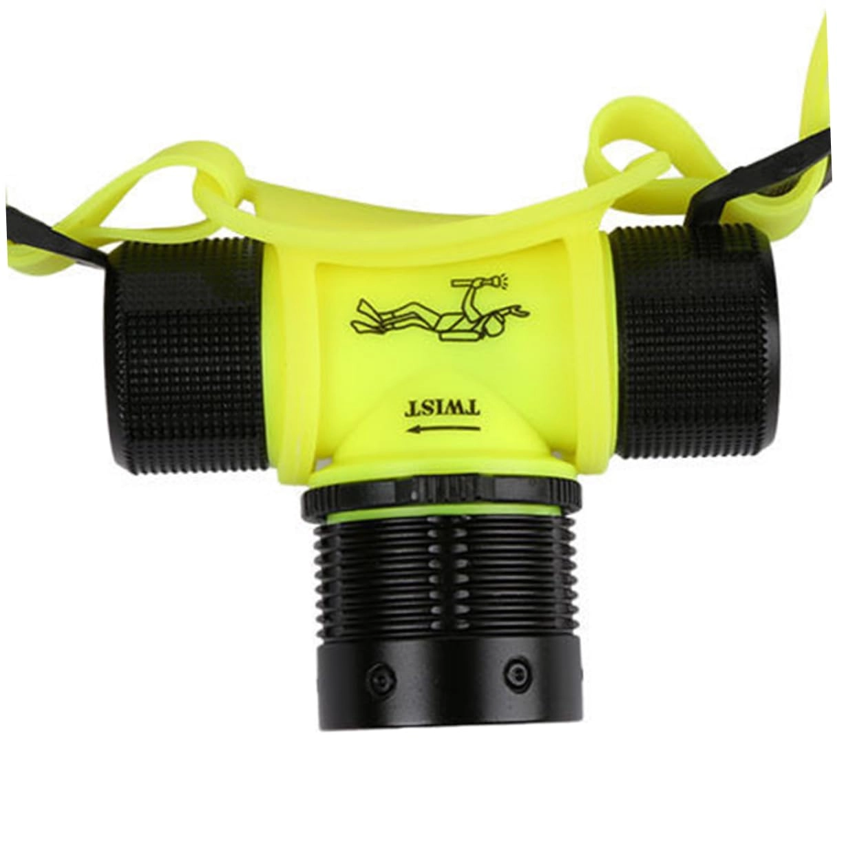 Abaodam Waterproof Led Headlamp - Diving Aluminum Alloy Digital Regulated