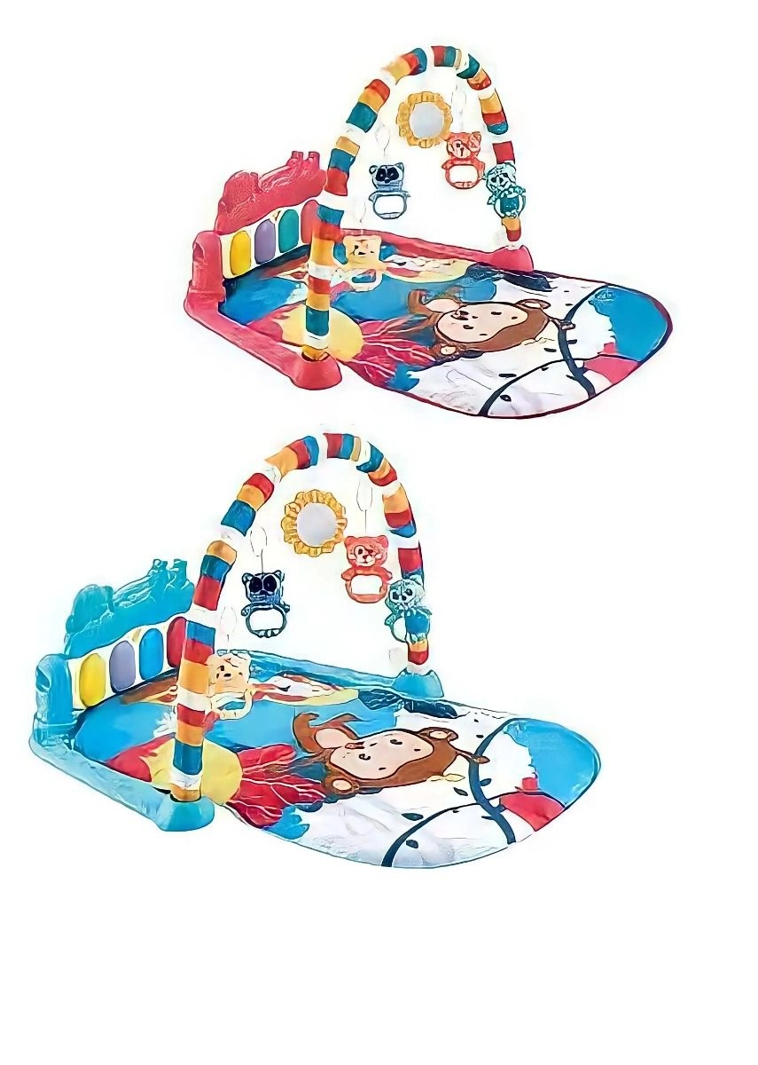 Monkey Hat Pedal Piano Activity Play Mat - 2+
