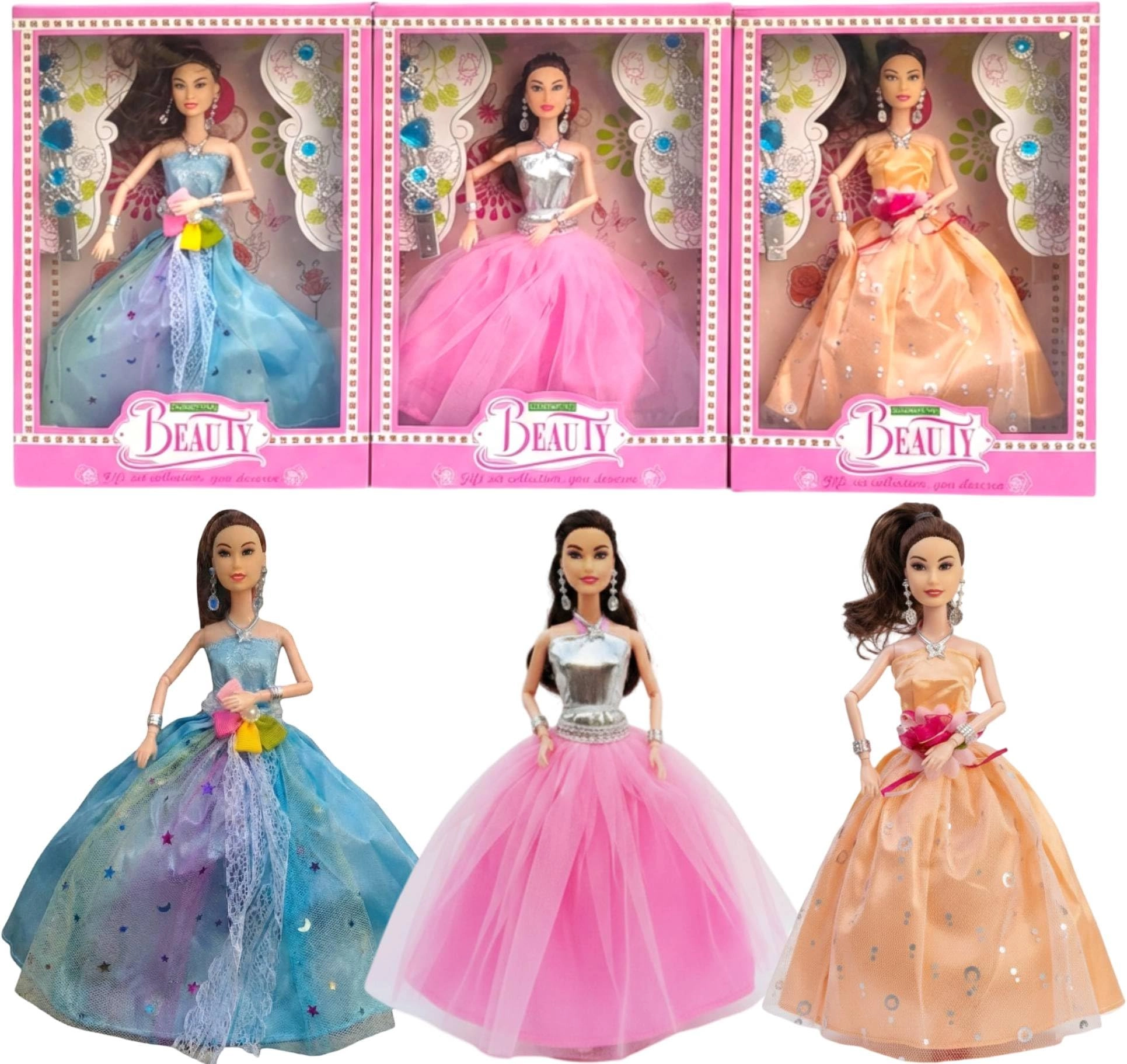 SHAKTISM Doll Set - 14-Piece Multicolor Ages 3+