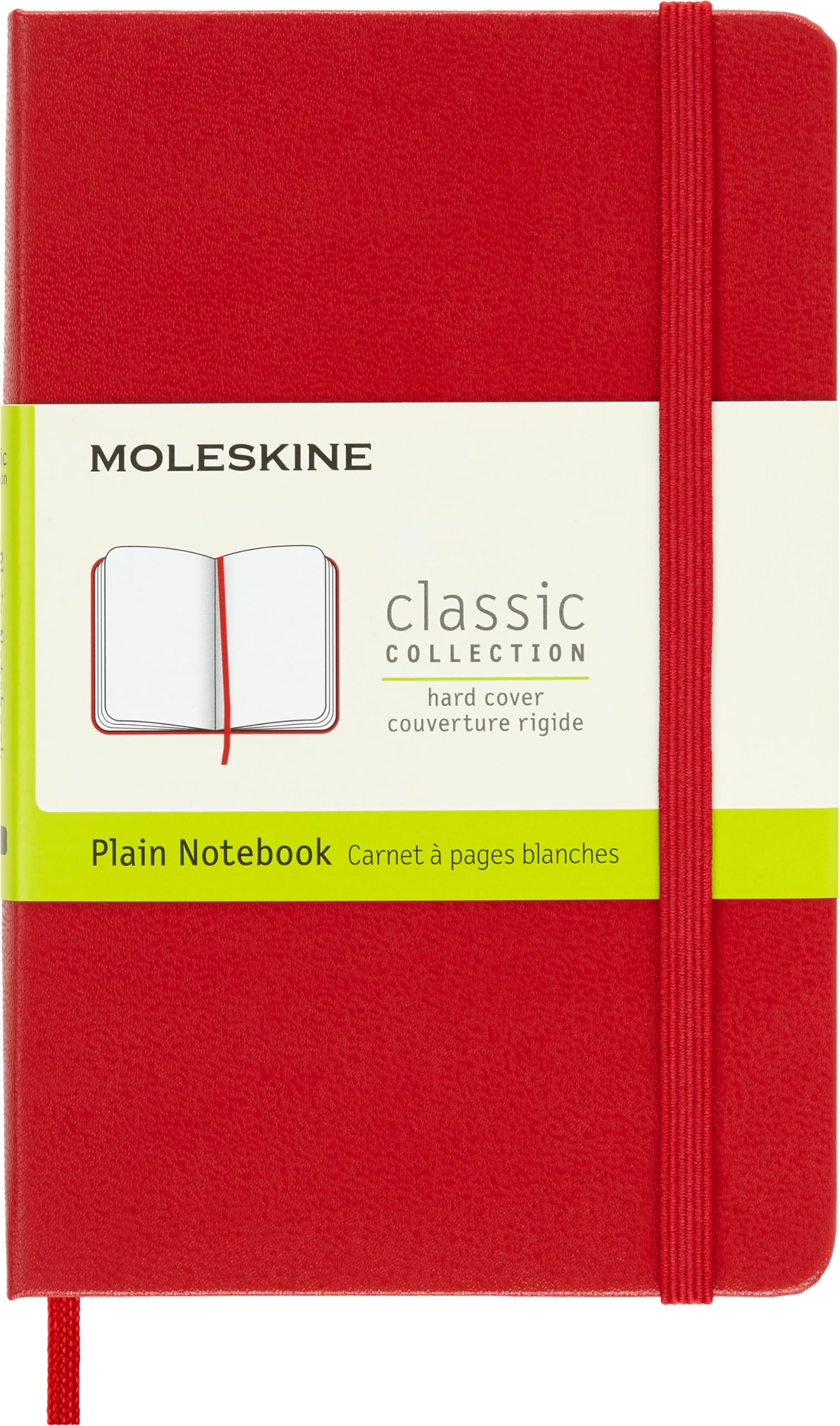Plain Notebook Pocket Hardcover - Blank 192 Pages