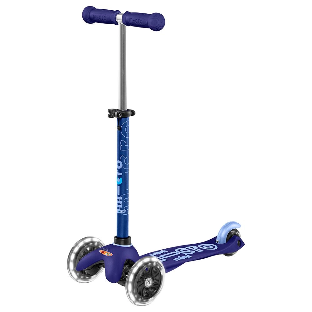 Mini Deluxe 3-Wheel Kick Scooter – 120/85 mm LED