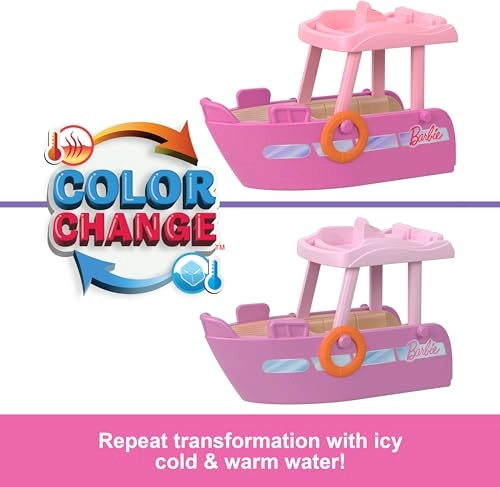 Mini BarbieLand Doll and Toy Vehicle Set - 1.5" Colour Changing Ages 4+