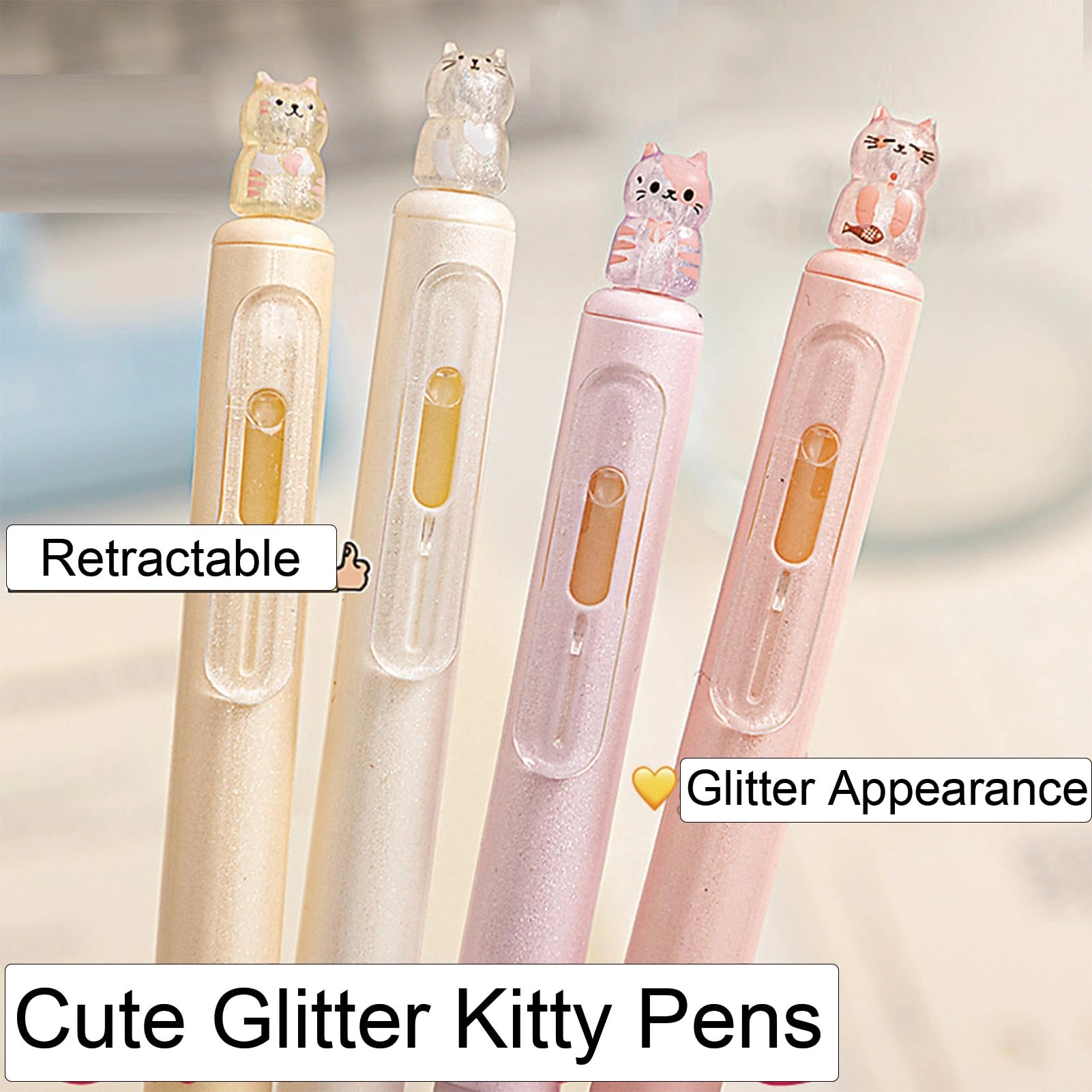 Gel Pen - 4Pcs 0.5mm