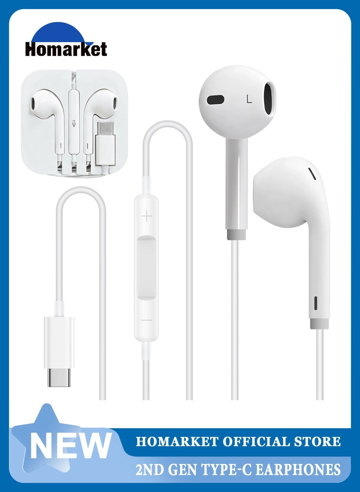 HomarKet Wired Earphones Wired Earphone