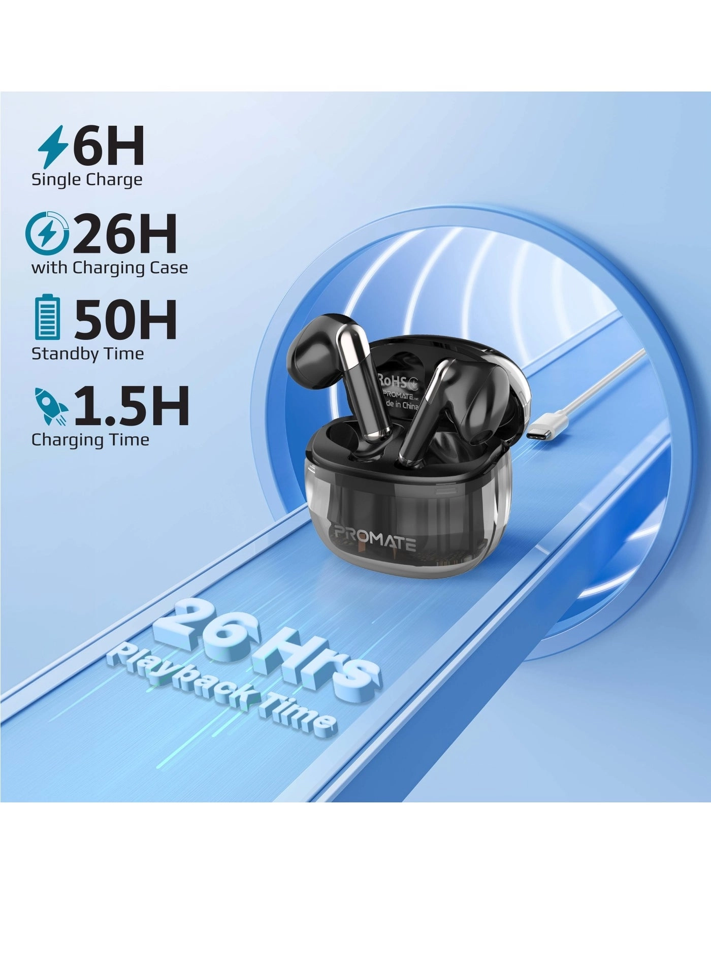 TransPods Wireless Earbud
