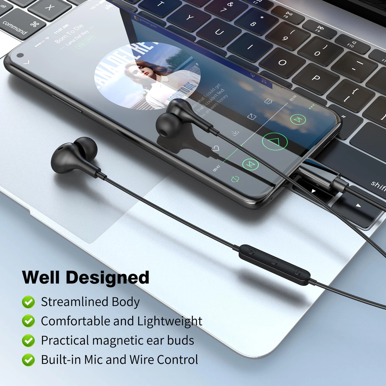 USB C Headphones Wired Earbud