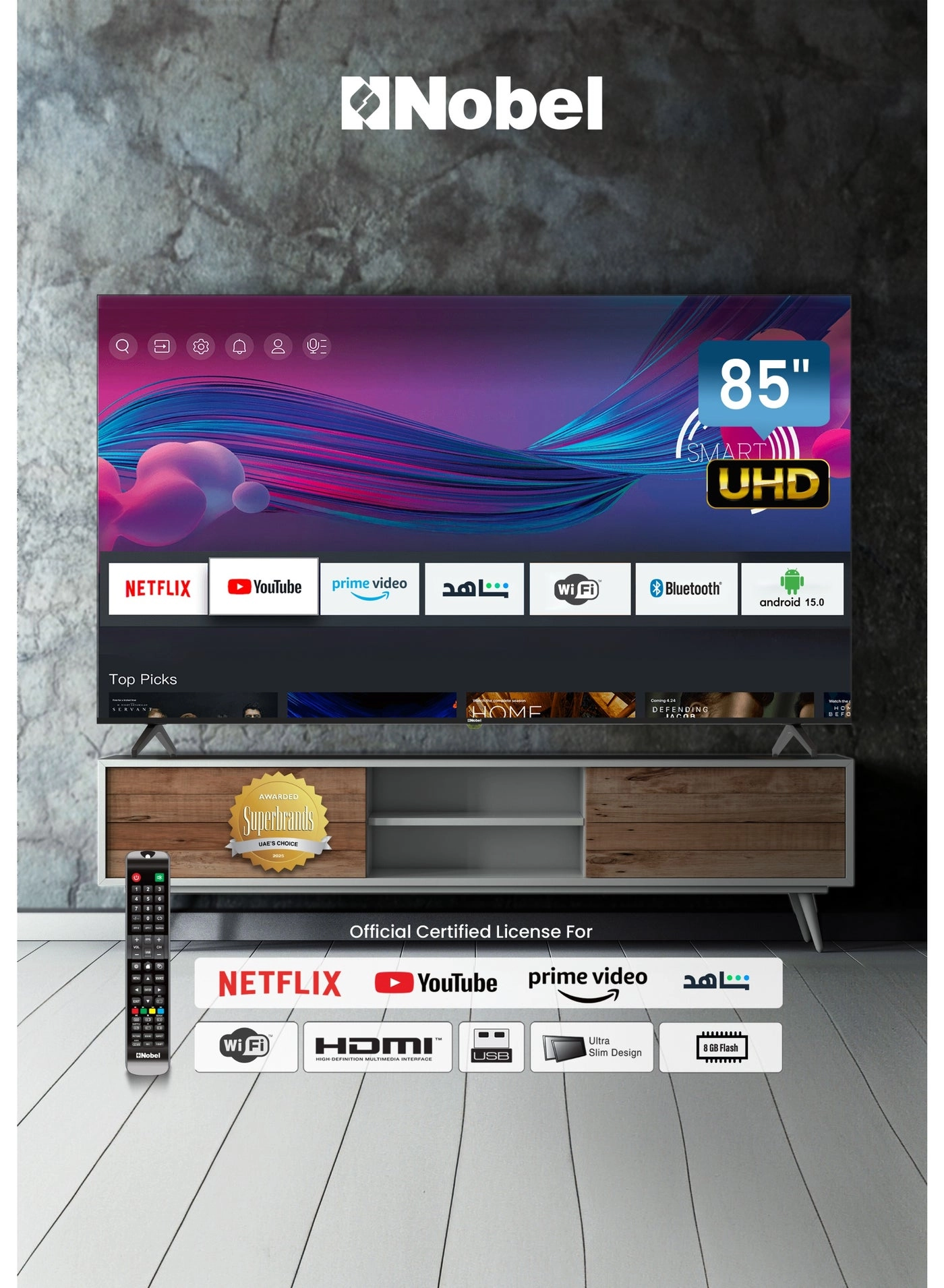Nobel TV UHD85LEDS5 85"