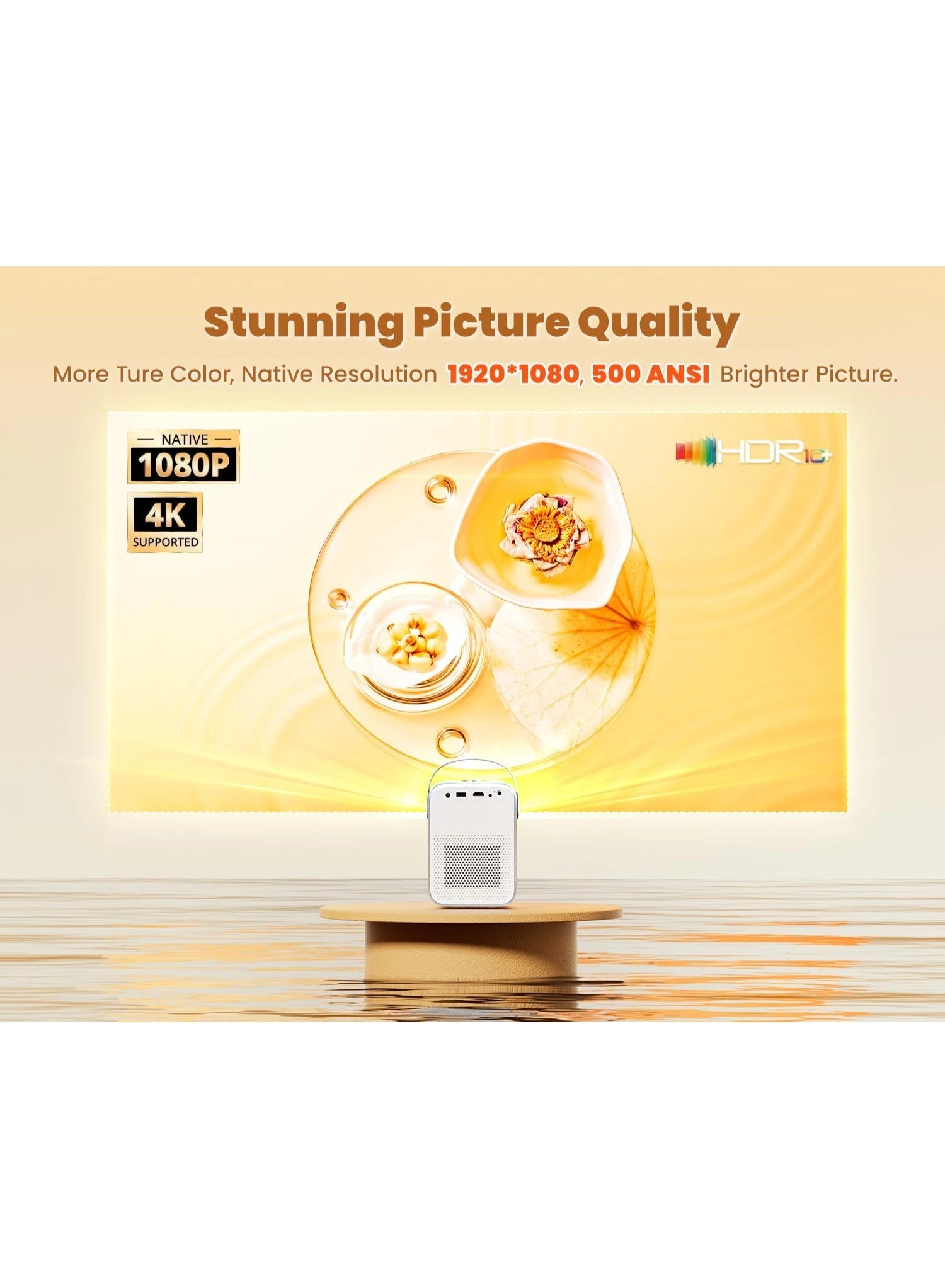 Seal Projector - 500 ANSI Lumens 4K