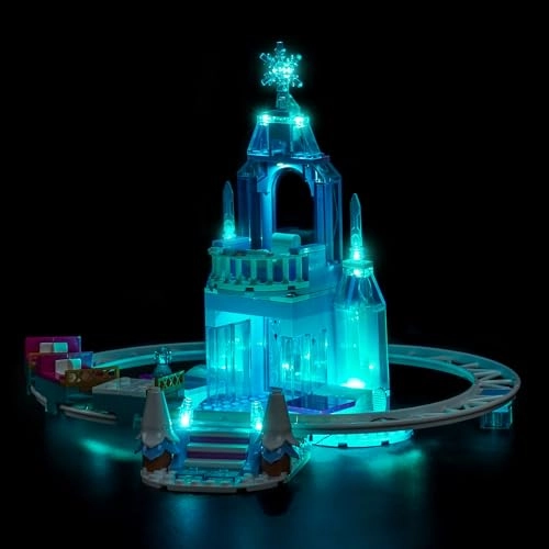 Light kit Compatible with 43281 Elsa's Ice Castle & Snow Ride Adventure - LED USB powered