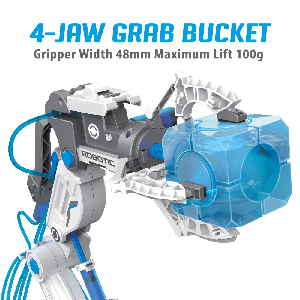 3-In-1 Mechanical/Robotic Arm Toy - 220 pcs Hydraulic