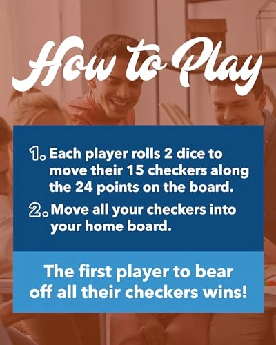 Backgammon Board - Magnetic Map Style + Carrying Strap