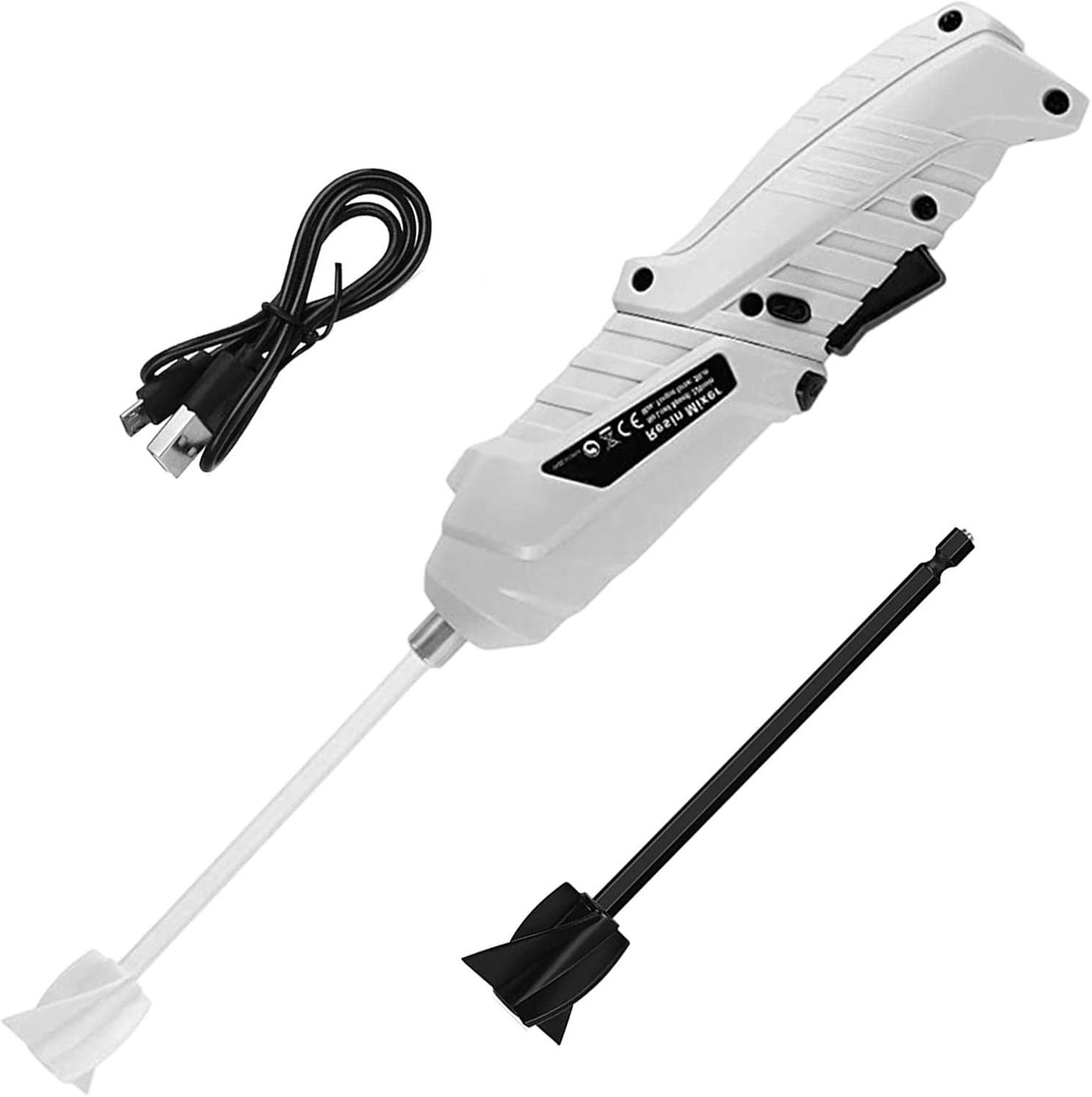 Resin Mixer - Rechargeable Handheld 2 Paddles
