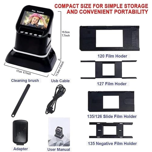 Film Scanner - 22MP 14MP 1080P LCD