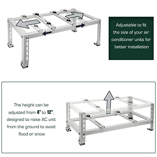 Ground Stand - Heavy Duty 400 lbs Adjustable 4''-12''