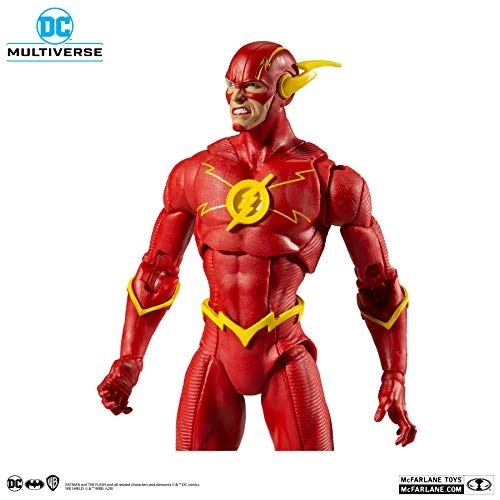 Earth -52 Batman (Red Death) Action Figure 7" + The Flash Action Figure 7" 2 pcs