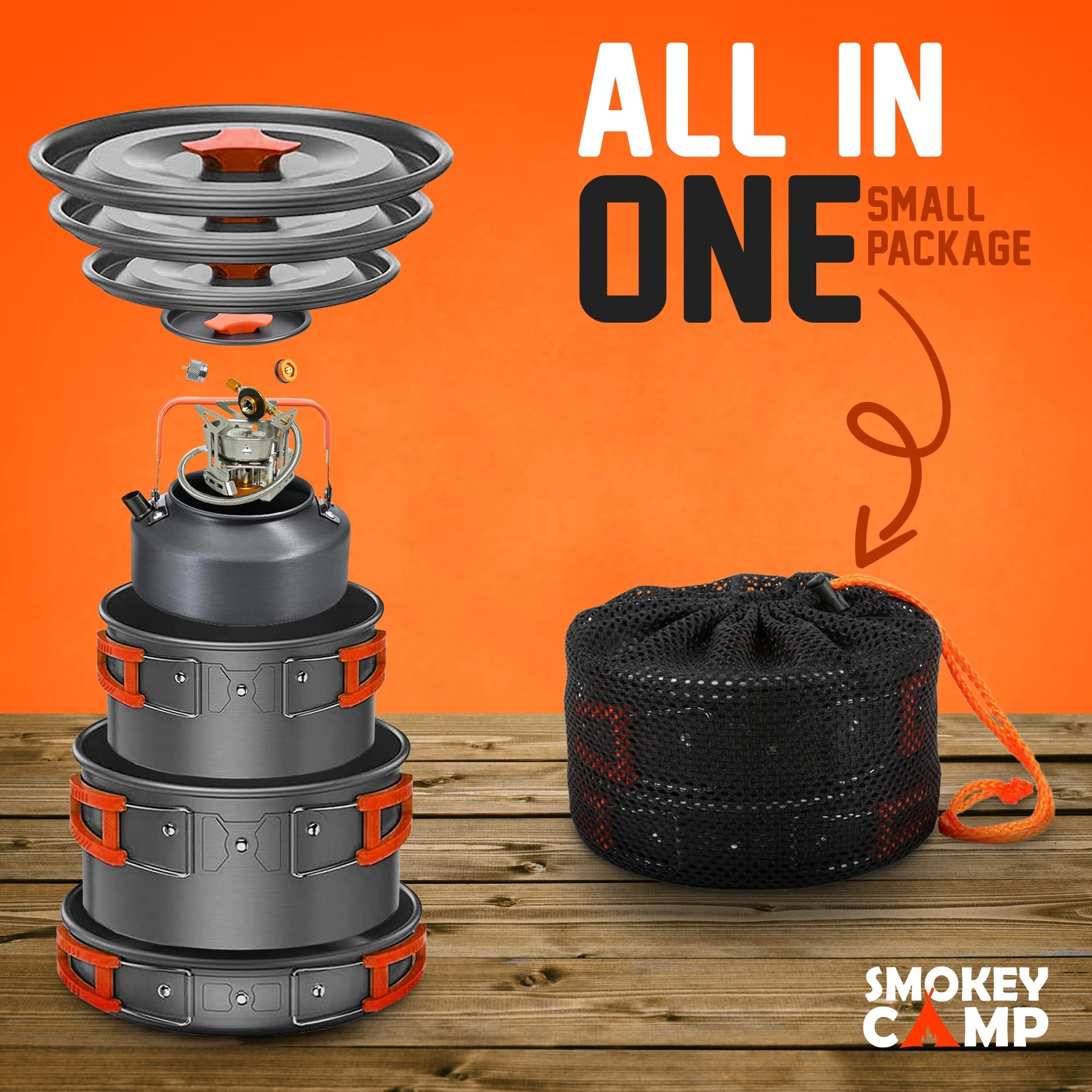 Camping Cookware Mess Kit - 11 piece(s)