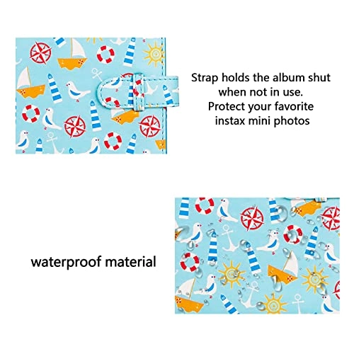 Instax Mini 128 Pockets PU Leather Photo Album