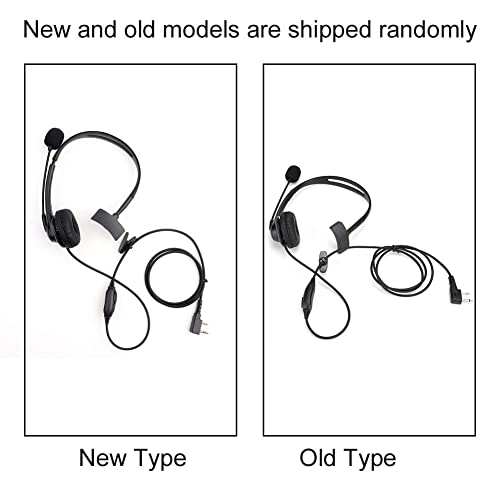 Single Side Monaural Headset Head Mounted Ergonomic
