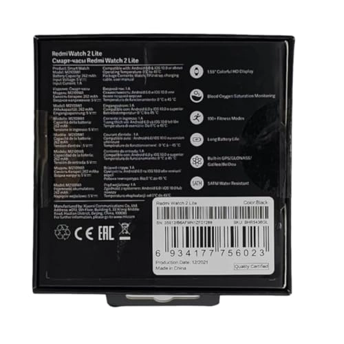 Redmi Watch 2 Lite 39mm Plastic GPS