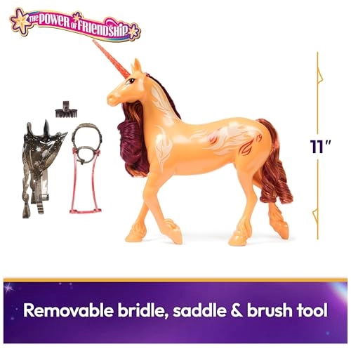 Cinder Unicorn Toy - Translucent Saddle Bridle Hair Styling Tool