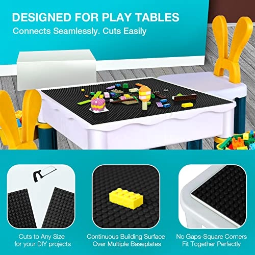 Classic Baseplates - Plastic 25.4 x 25.4 cm 6pcs