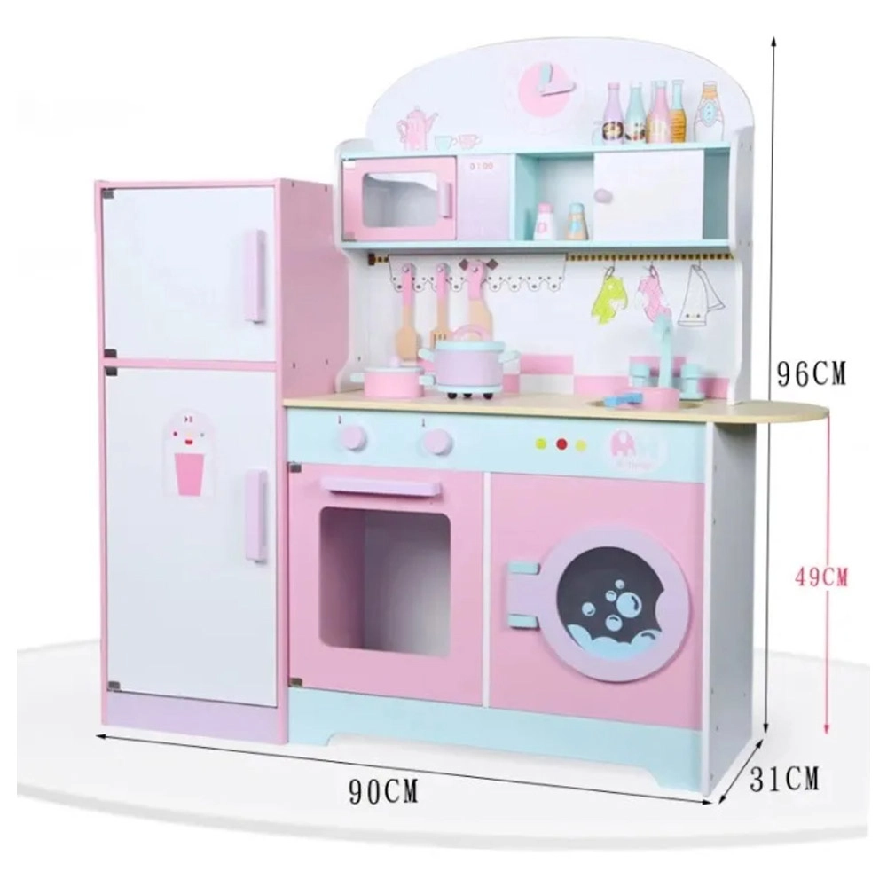 Kids Wooden Kitchen Playing Toy Set (GF-MSN18023)
