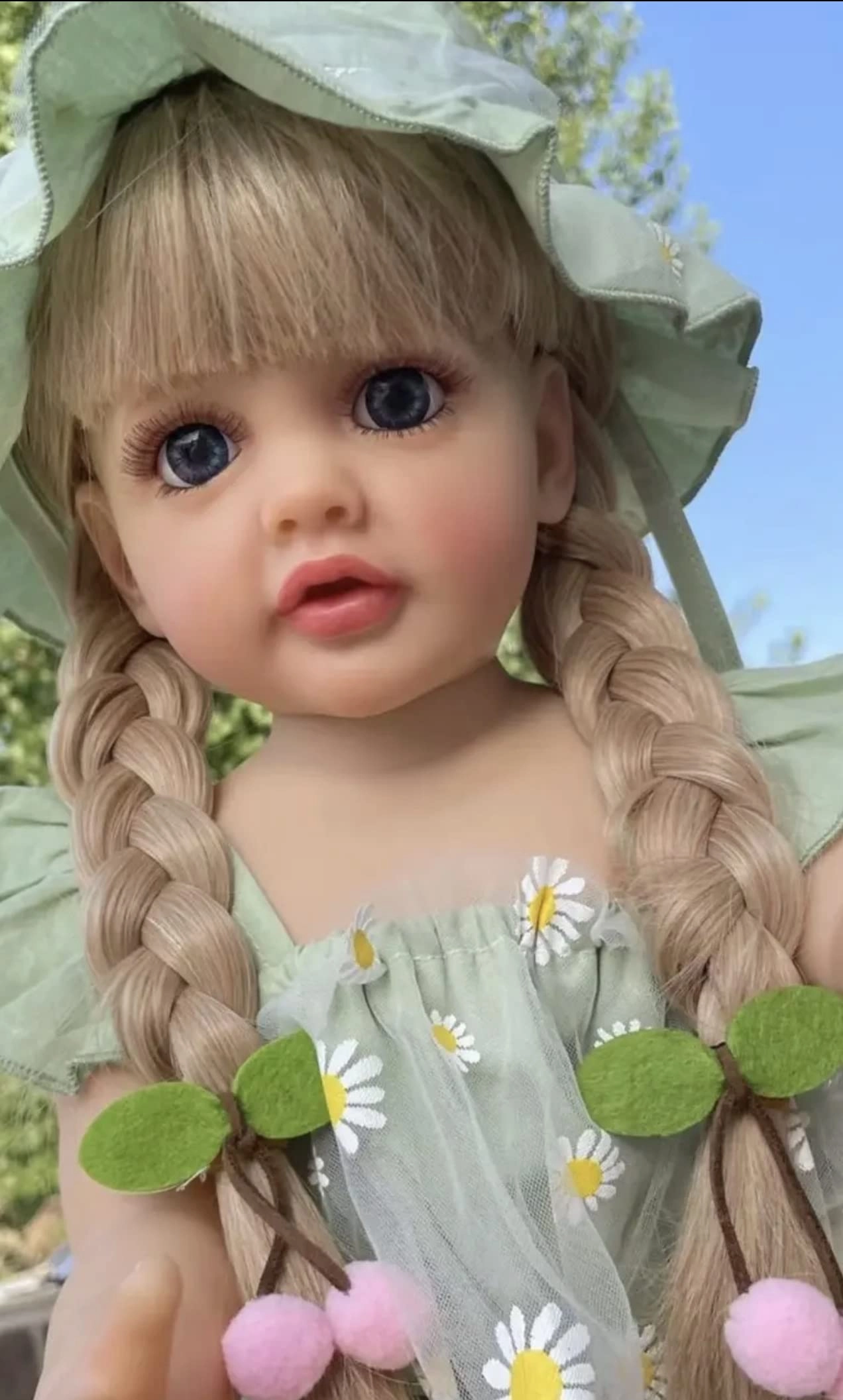 Reborn Baby Doll - 22 Inch 55cm Silicone Girl Ages 3+
