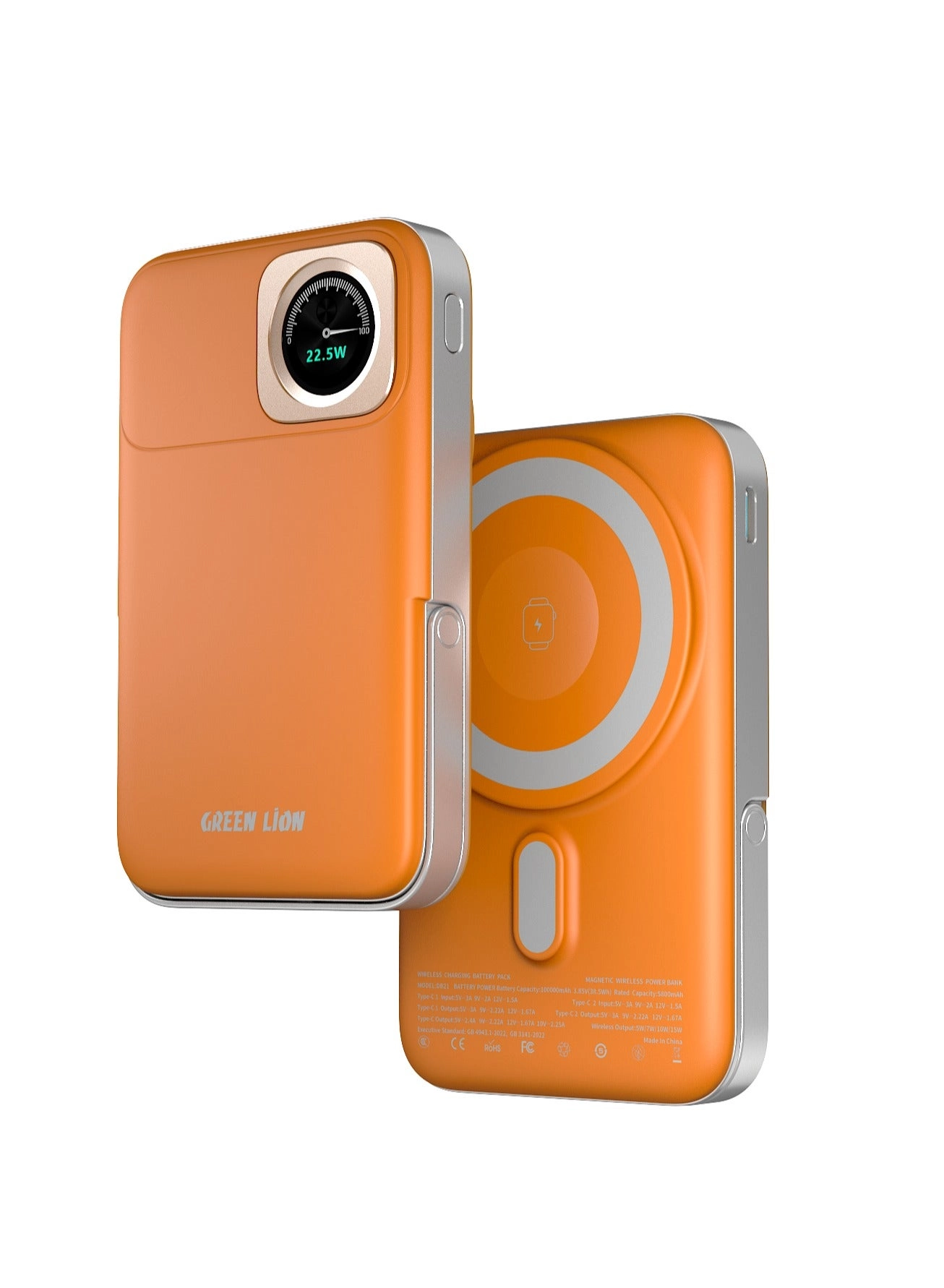 Mag Vision - 10000 mAh 22.5 W Fast charging Wireless charging