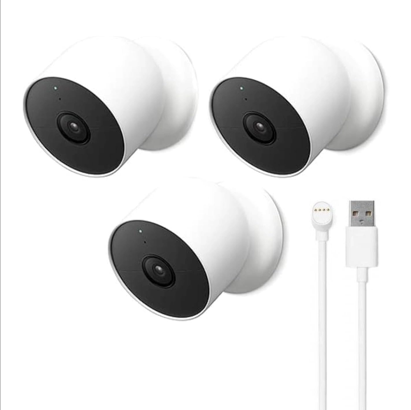 Google Nest Cam + Extra Replacement Cable