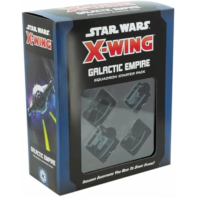 Atomic Mass Games Star Wars XWing: Galactic Empire Squadron Starter Pack