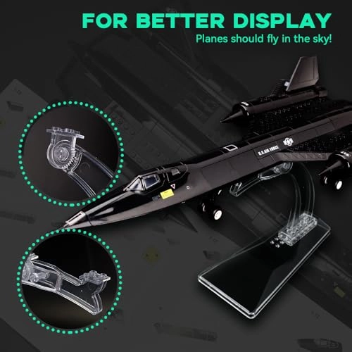 SR-71 Reconnaissance Blackbird - 1:74 Building Set