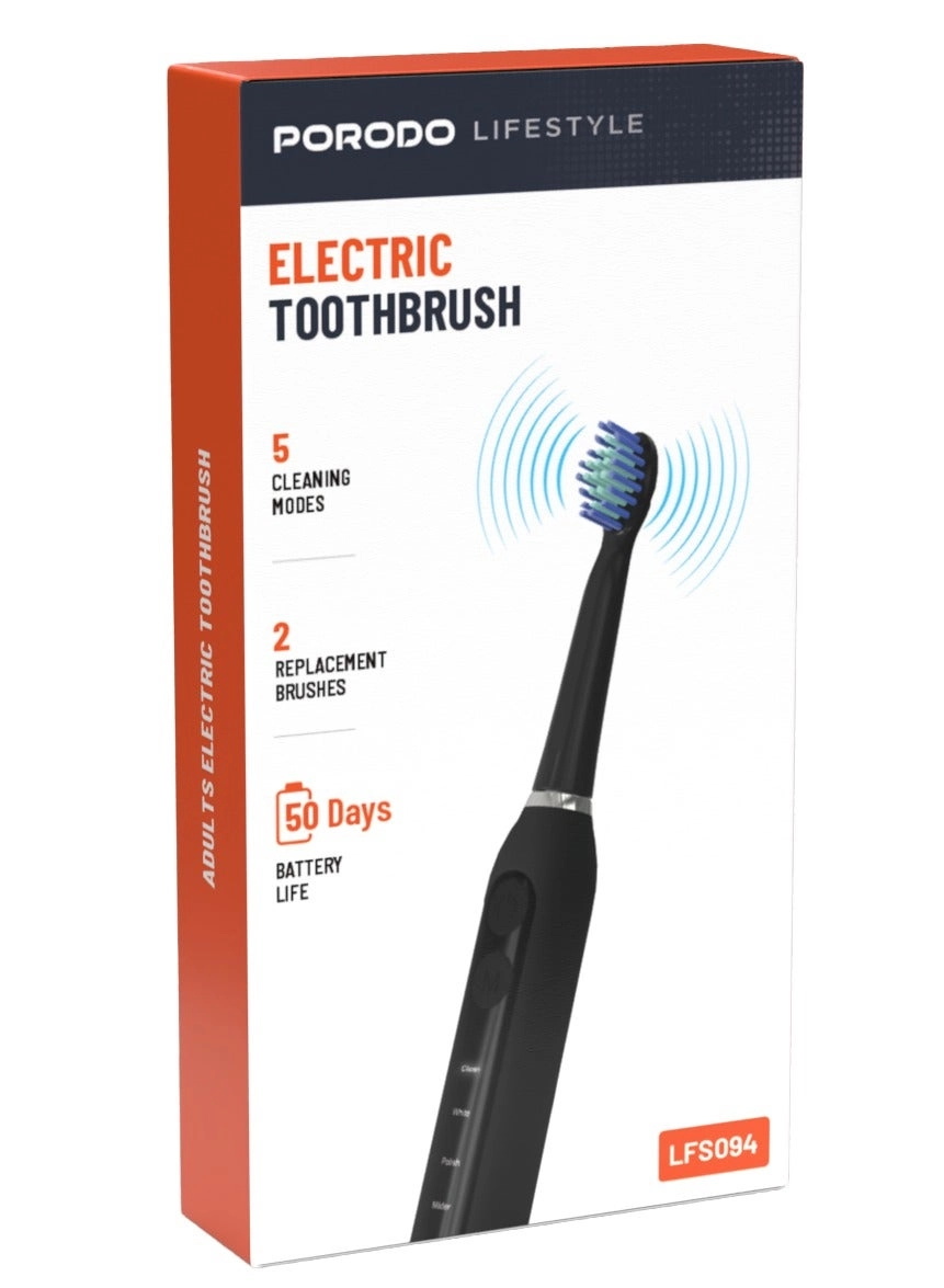 Lifestyle Electric Toothbrush - 500mAh 5 Cleaning Modes Type-C Charging