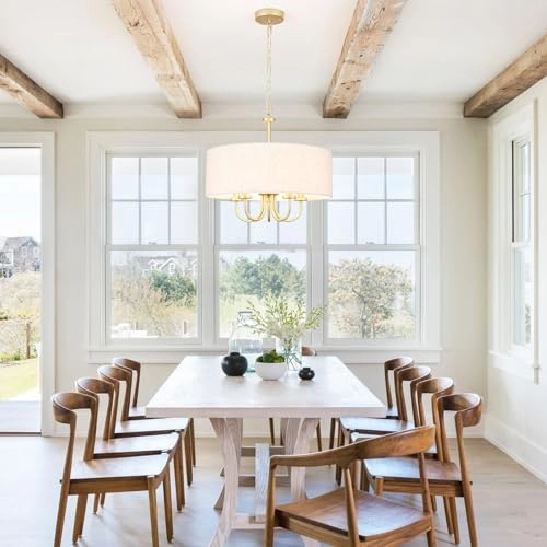 5-Light Drum Pendant Light - 26.37 to 85.43