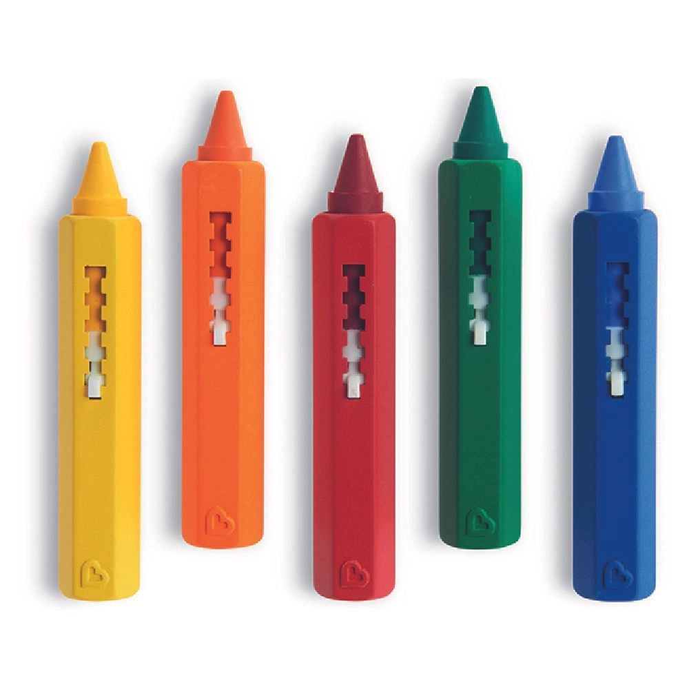 Munchkin Draw Bath Crayons - 5 pcs Multi Colour