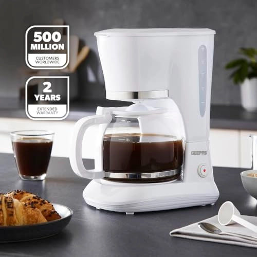 Filter Coffee Machine - 1.5L + Toaster - 4-Slice 6 Browning Levels