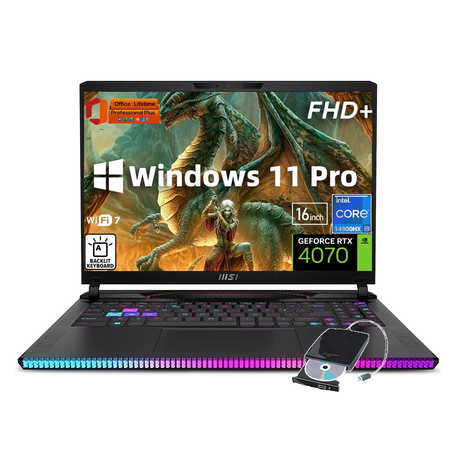 Raider GE68HX - 16'' i9-14900HX 64GB DDR5 4TB SSD