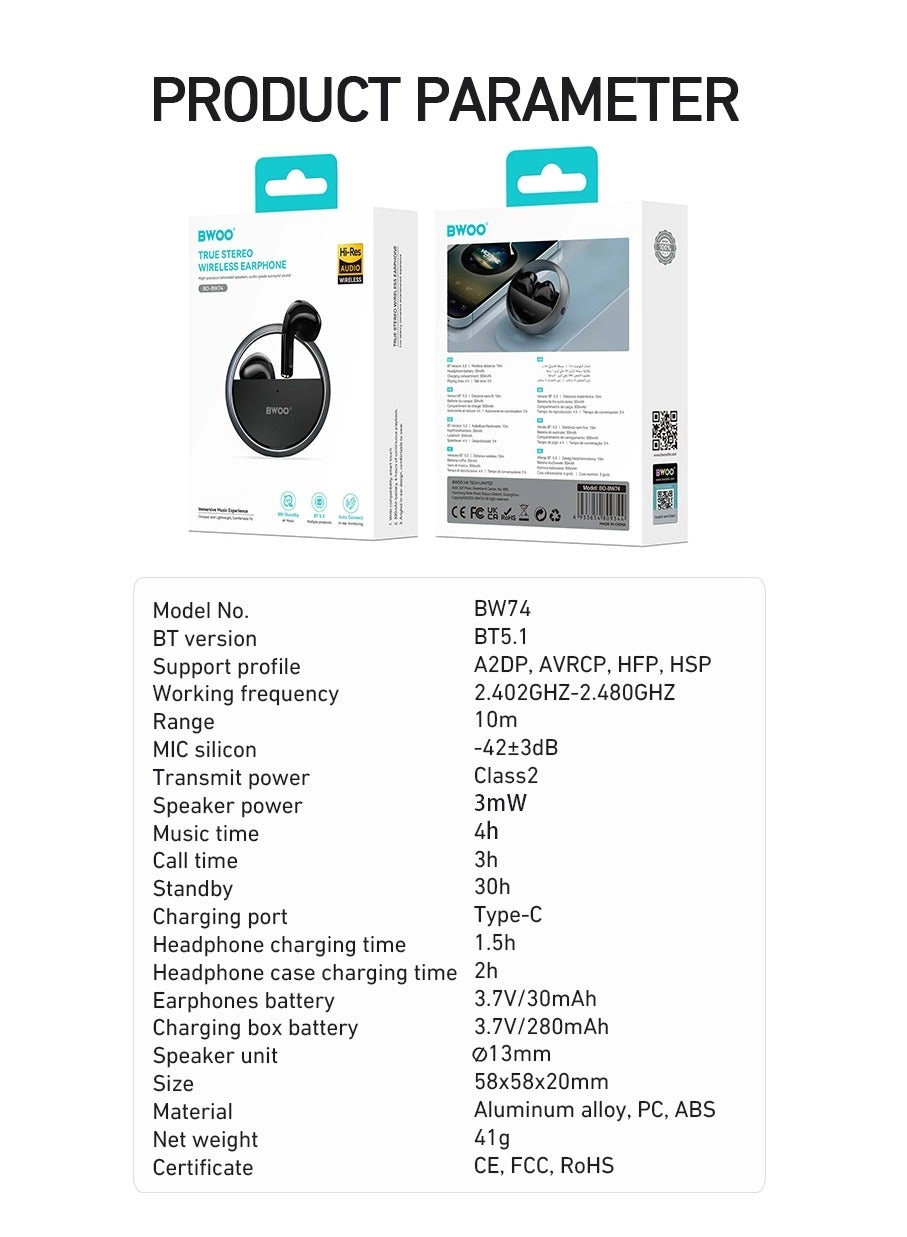 BW92 Wireless Earbud