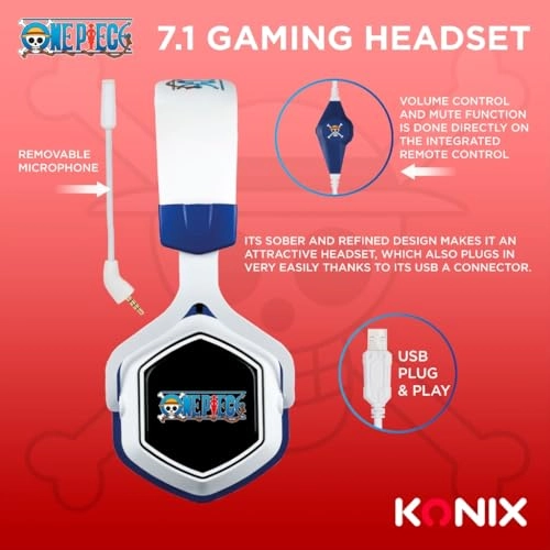 One Piece Wired Headset