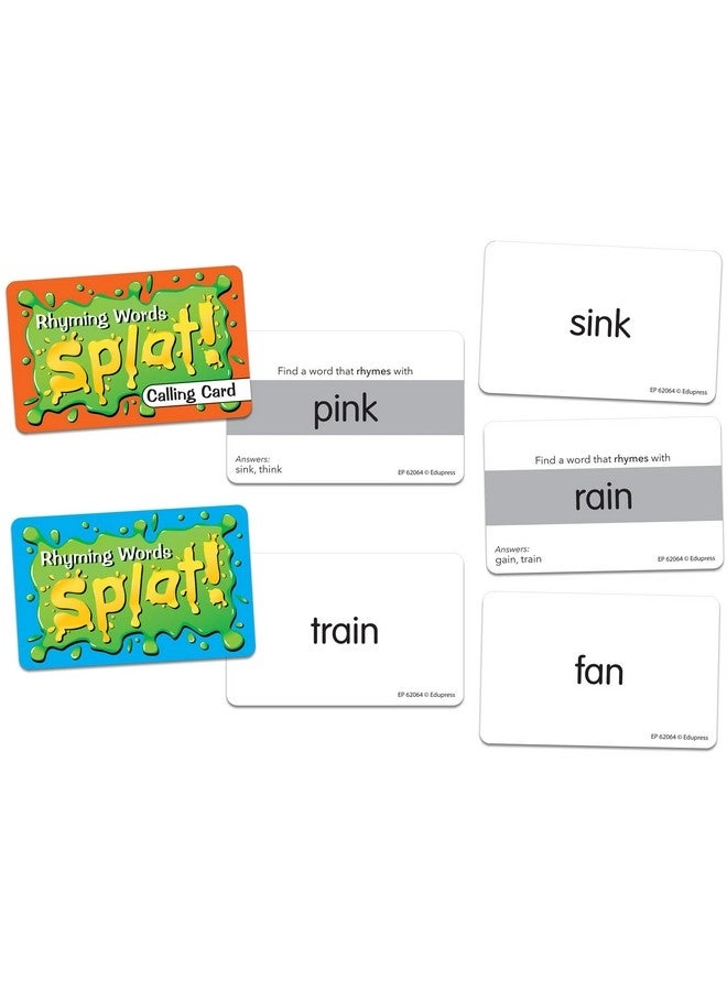 Rhyming Words Splat Game - Kid 225 pieces