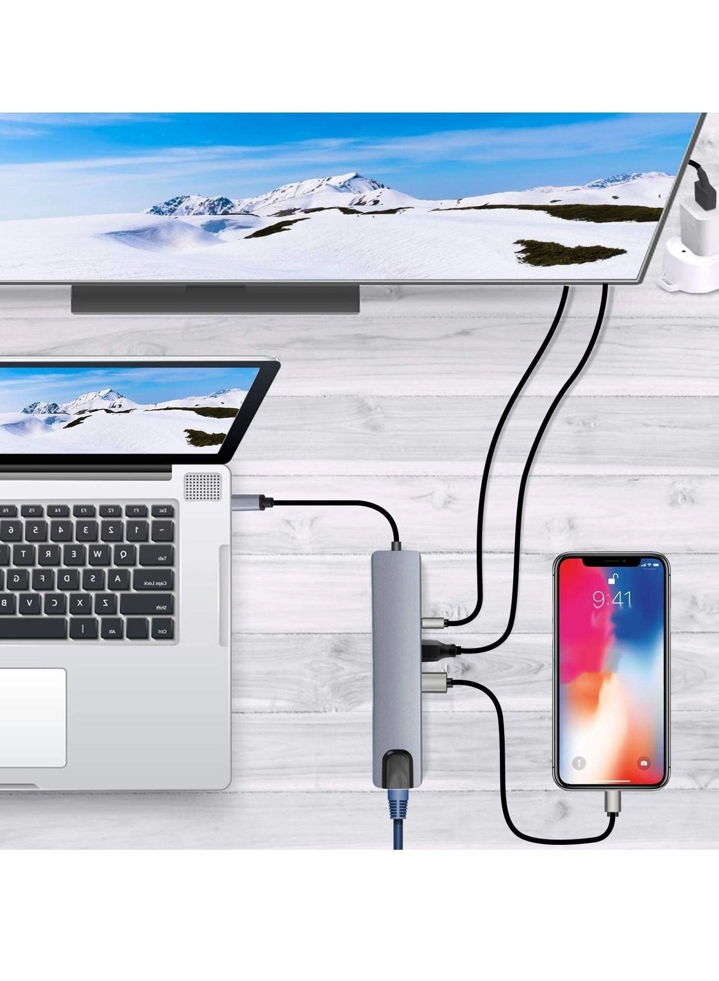 USB C Hub Docking Station