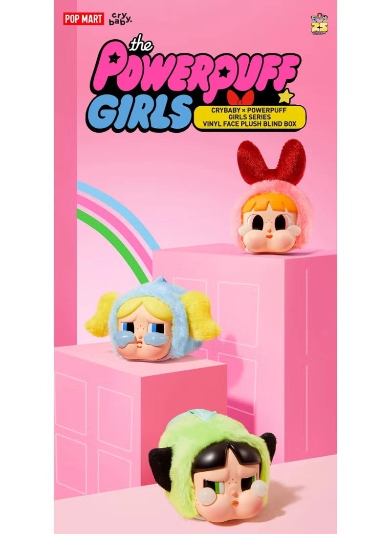 CRYBABY x Powerpuff Girls Vinyl Face Plush - Approx. 15–17cm
