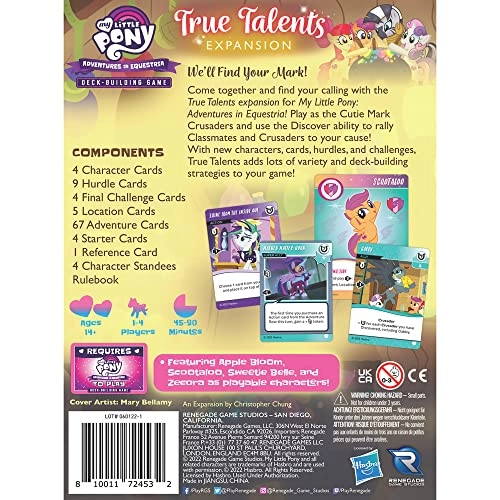 My Little Pony: Adventures in Equestria Deck-Building Game True Talents Expansion