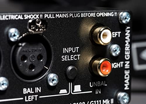 G108 - Balanced headphone amplifier Made in Germany