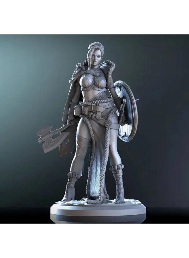 Generic Viking Female Warrior - 54mm (5.4 cm)