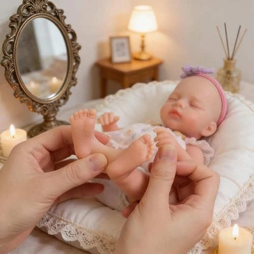 Reborn Baby Doll - 12 inch Vinyl Girl Ages 3+