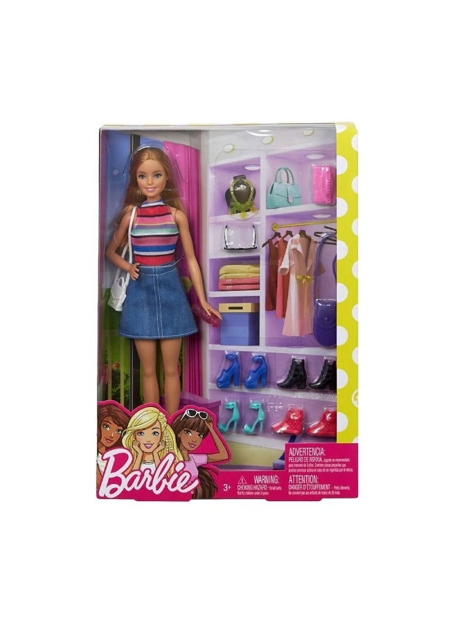 Malibu Fashion Doll - Roller Skating Blonde Hair 9 Makeup Themed Pieces Ages 4+
